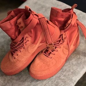 Nike SF Af1 Sz 13 Dusty Peach